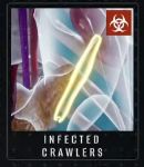 Infected Crawlers card with a yellow crawler and red biohazard icon